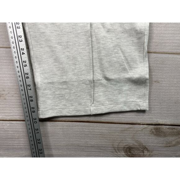 Danskin Womens 2X Scuba Pants Oatmeal Heather Wide Leg Stretch Pull On Soft NWT - Picture 9 of 13